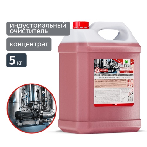 Моющее средство для промышленного применения (концентрированное, щелочное) 5 кг. Clean&Green CG8049 фото 1
