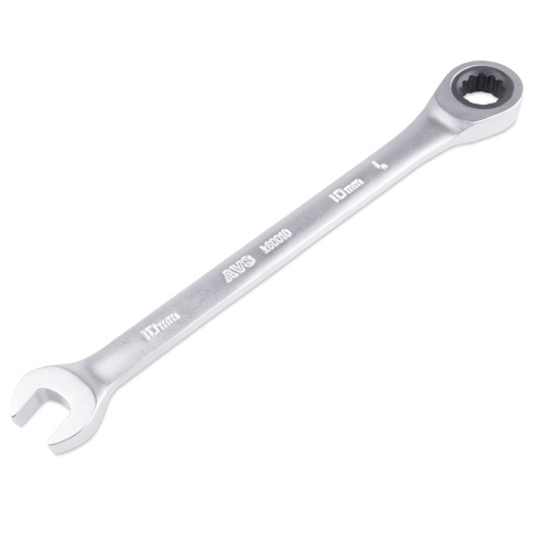 Ключ гаечный комбинированный трещоточный (10 мм) AVS K60010 фото 1