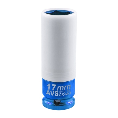 Головка торцевая ударная глубокая 6-гранная 1/2''DR (17 мм) колесная AVS H11217IС фото 1