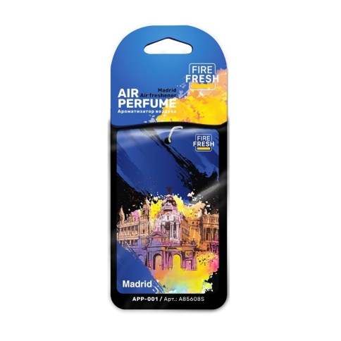 Ароматизатор AVS APP-001 AIR PERFUME (аром. Invictus/Непокоренный) Spain /Madrid (бумажные) фото 1