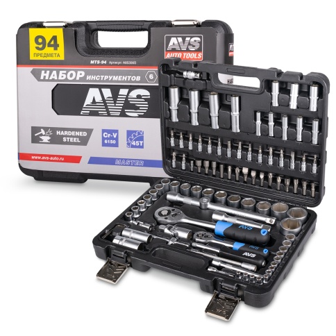 Набор инструментов 94 предмета "MASTER" AVS MTS-94 фото 1