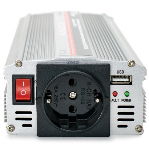 Автомобильный инвертор 24/220V AVS IN-1500W-24 фото 5