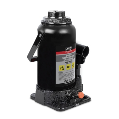 Домкрат гидравлический AVS HJ-B16000, 16т, 225-425мм. с клапаном (сумка, ремкомплект) фото 4