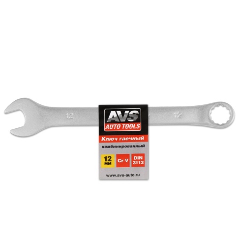 Ключ гаечный комбинированный (12 мм) AVS K30012 фото 1
