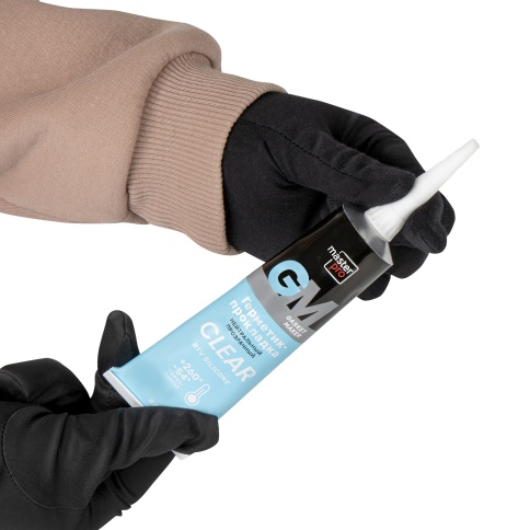 Герметик-прокладка нейтральный MasterPro "прозрачный" 85 г AVS AVK-347 фото 5