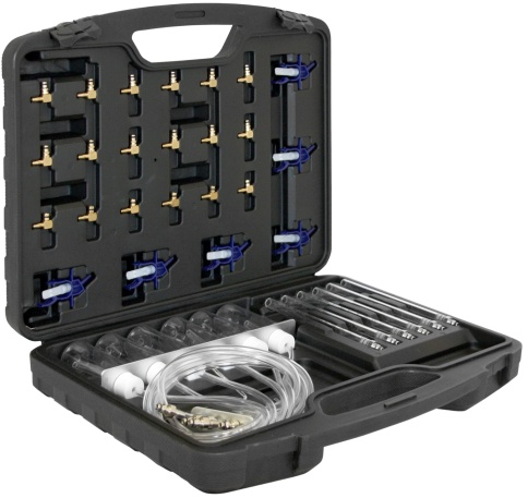 Приспособление для проверки работы дизельных форсунок Common Rail в наборе, Thorvik DFMS (53872) фото 2