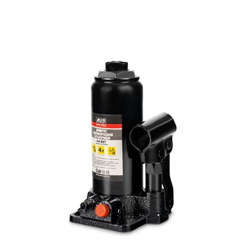 Домкрат гидравлический AVS HJ-B4T, 4т, 180-350мм. с клапаном (сумка, ремкомплект) фото 4